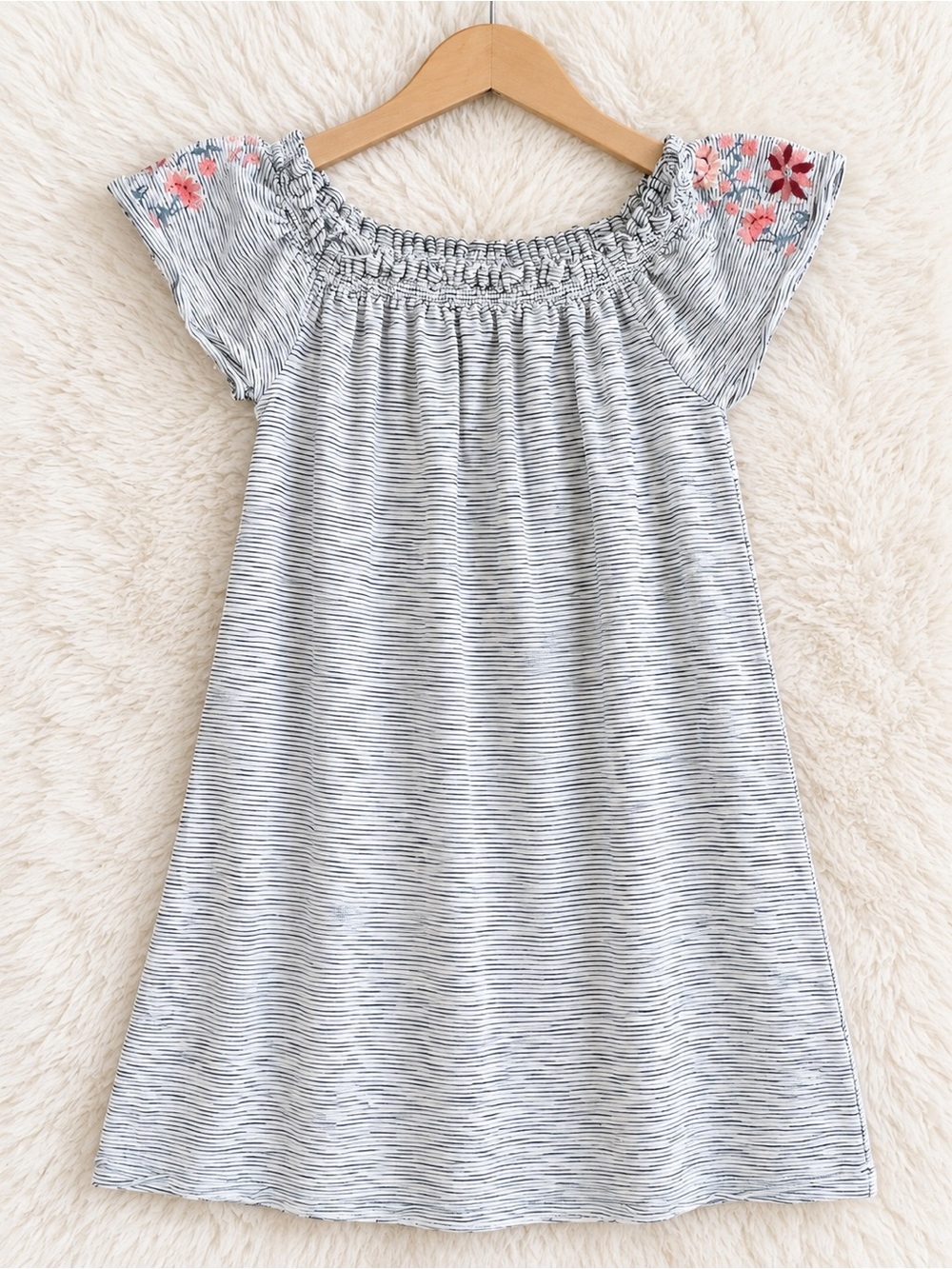 Abercrombie & Fitch Youth Medium Striped Floral Sundress